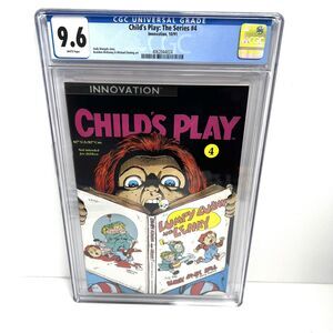 Child’s Play 4 #1 CGC 9.6 White Pages Innovation Comics 1991 Horror Chucky